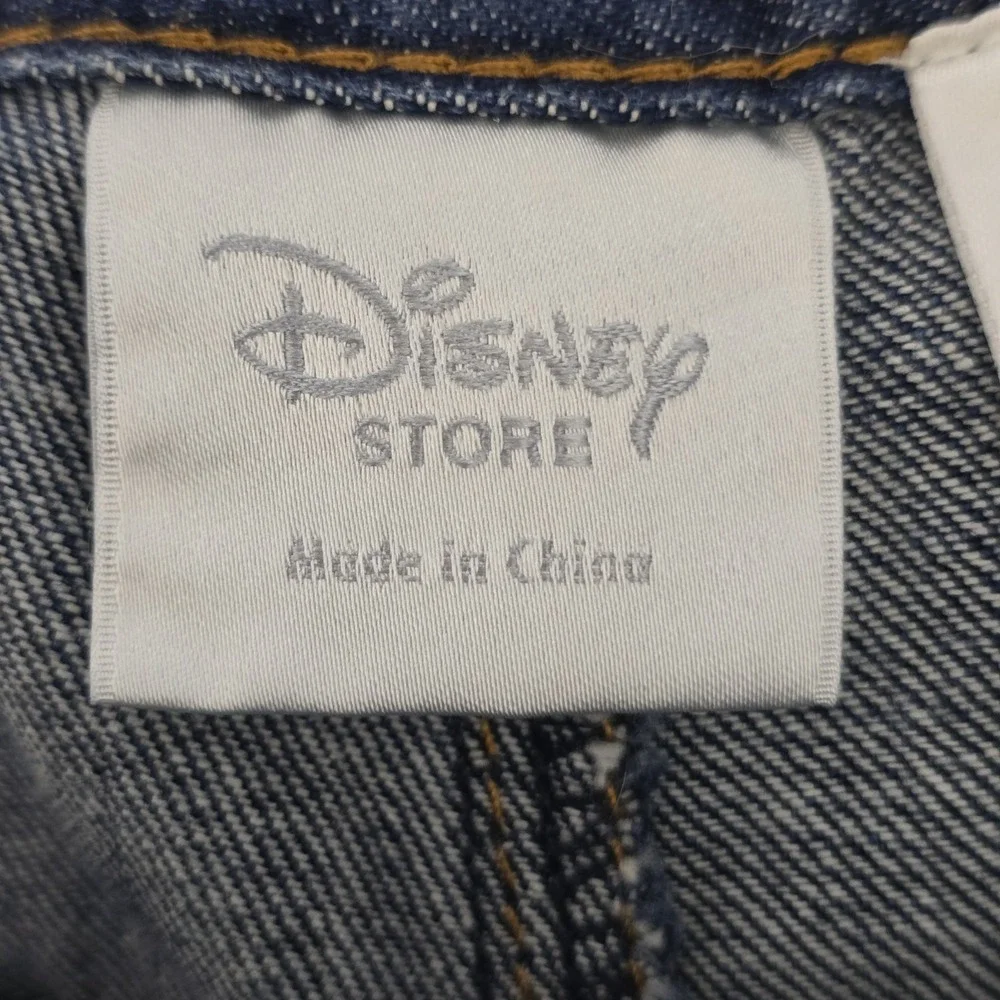 Disney Store Tinker Bell Girls Jeans Size 10/12 Embroidered Denim Pants Y2K